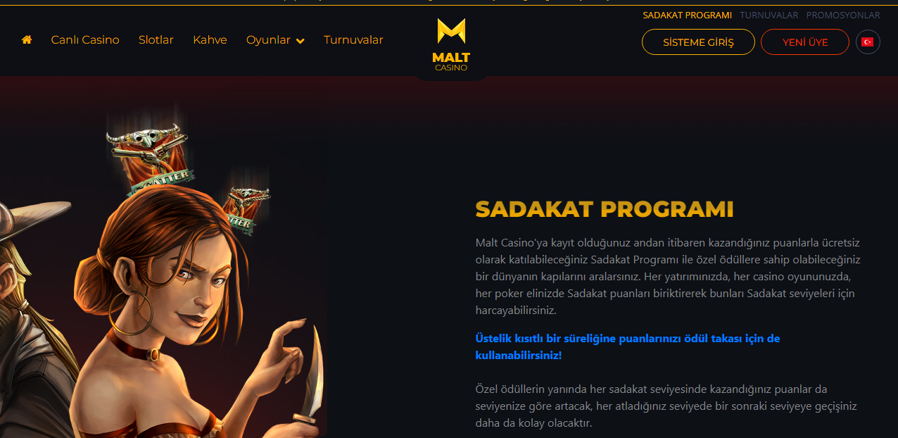 Maltcasino Sadakat Programı