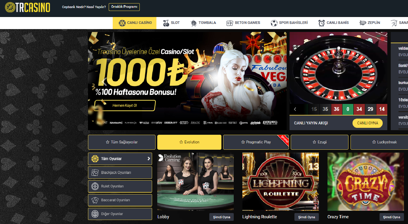 Trcasino Casino Giriş Sayfası