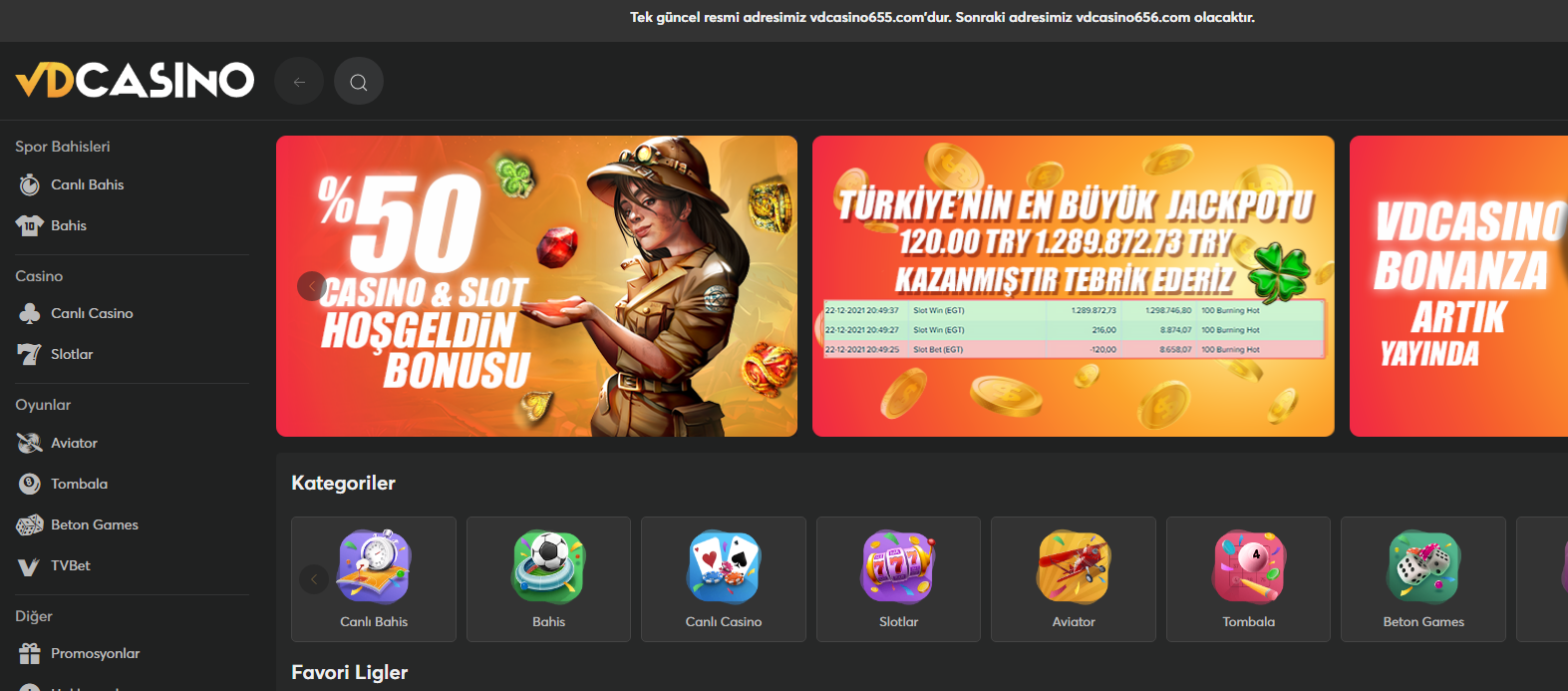 Vdcasino Giriş Sayfası