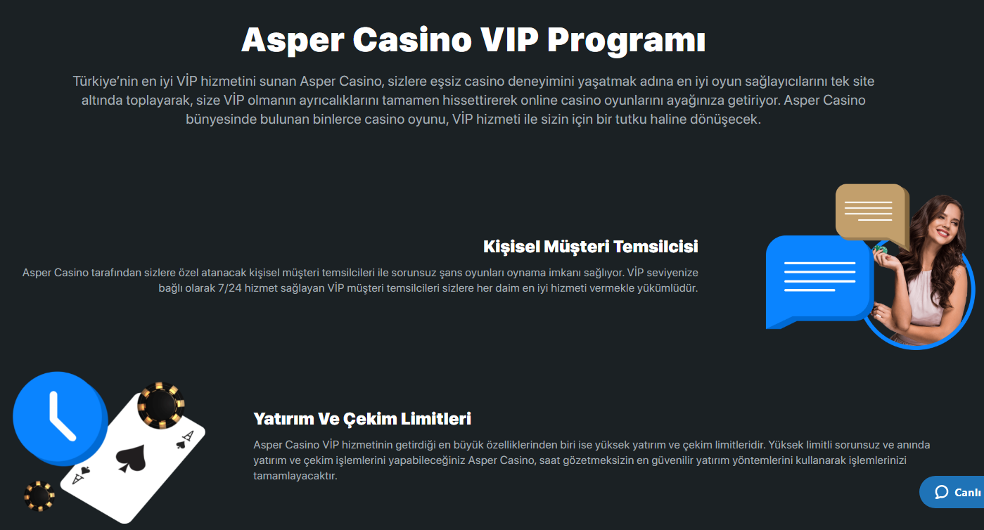 Aspercasino Vip Üyelik Programı