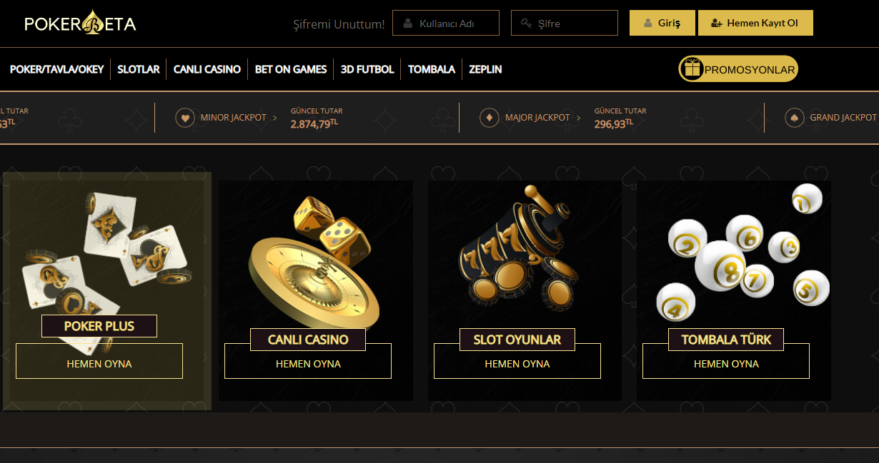 Casino Pokerbeta Ana sayfası