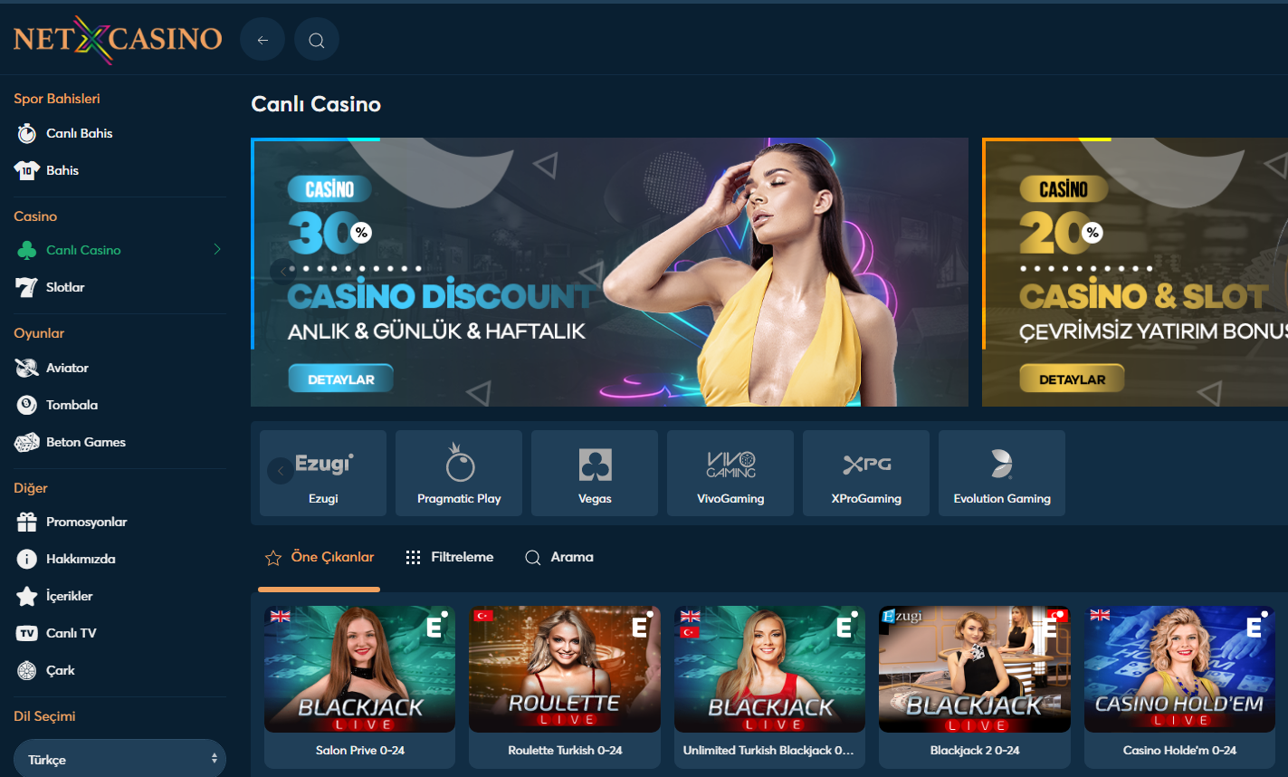 NetxcasinoAna Sayfası