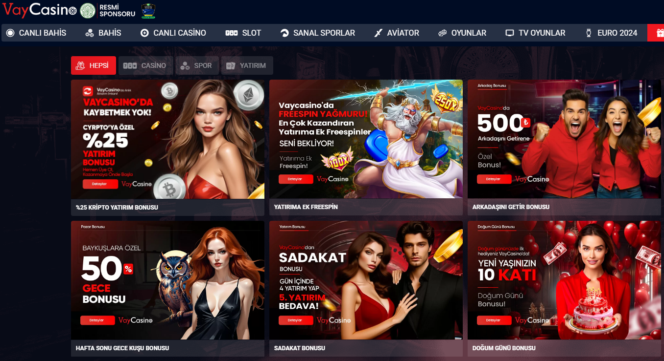 Vaycasino Bonus Ve Promosyonları